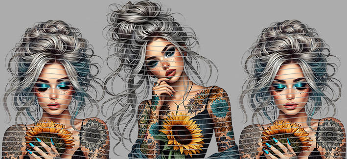 16oz Sunflower Girl-SU-174